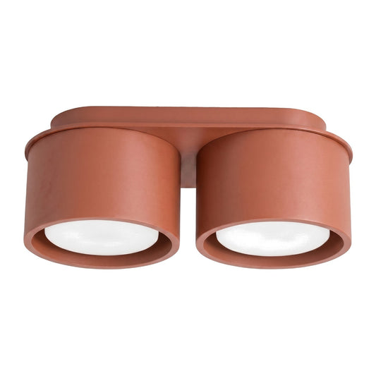 Ceiling lamp MODO 2 red ochre Gx53