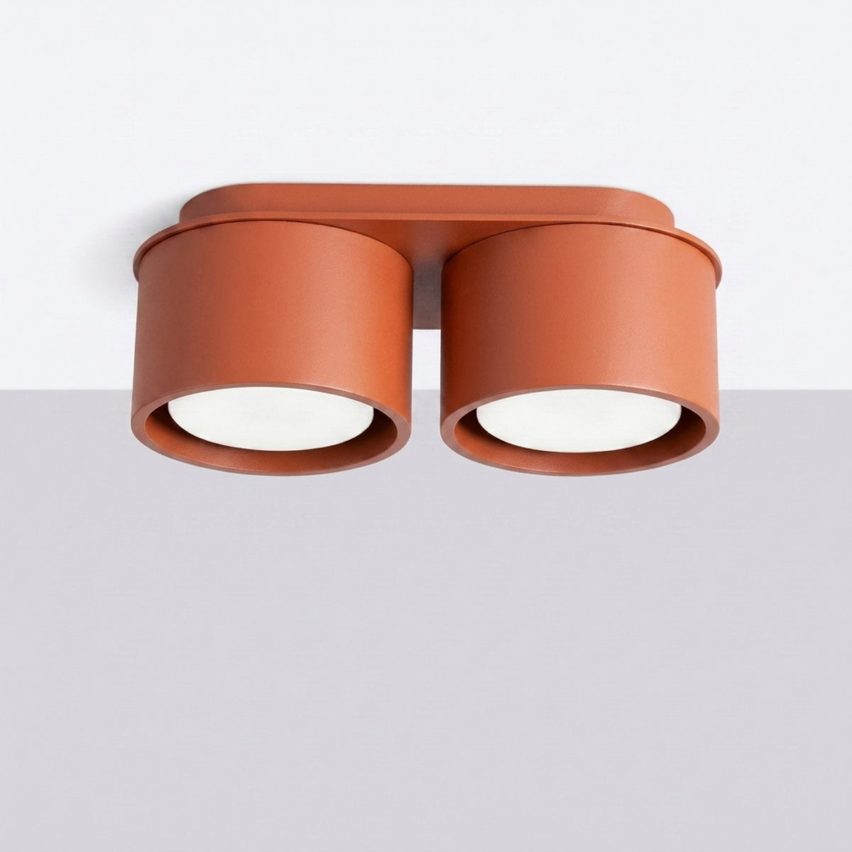 Ceiling lamp MODO 2 red ochre Gx53