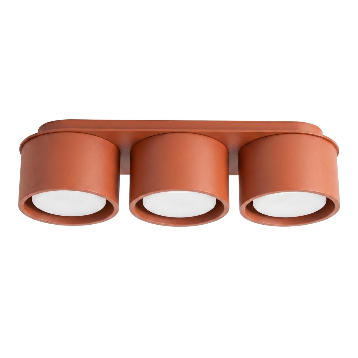 Ceiling lamp MODO 3 red ochre Gx53