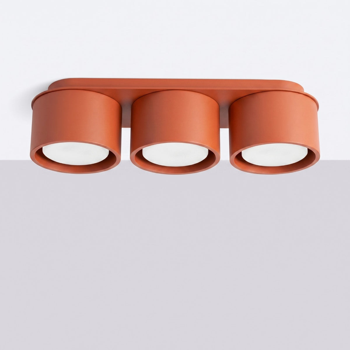 Ceiling lamp MODO 3 red ochre Gx53