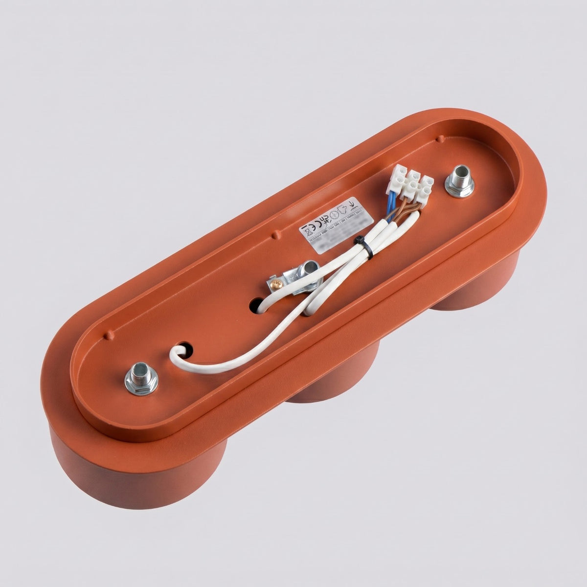 Ceiling lamp MODO 3 red ochre Gx53