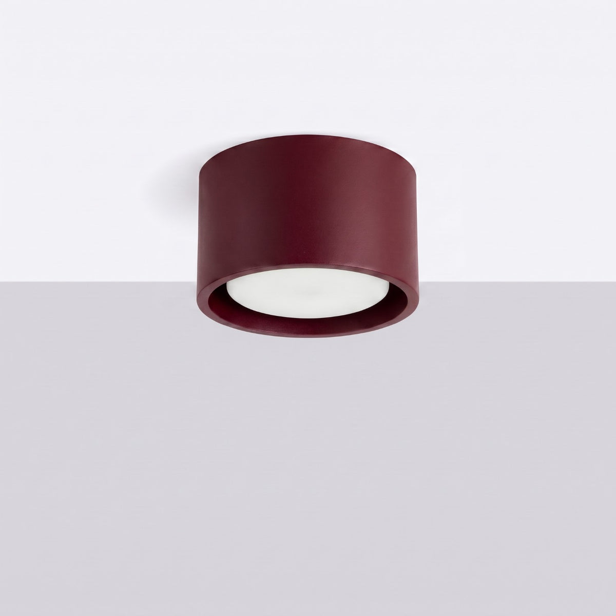 Ceiling lamp MODO 1 burgundy Gx53