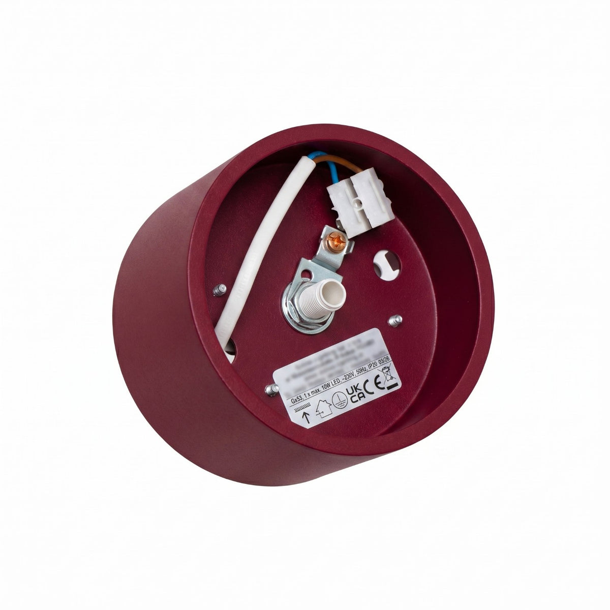 Ceiling lamp MODO 1 burgundy Gx53