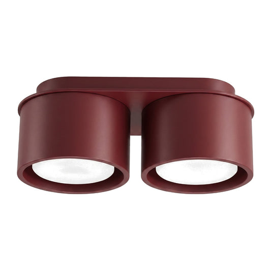 Ceiling lamp MODO 2 burgundy Gx53