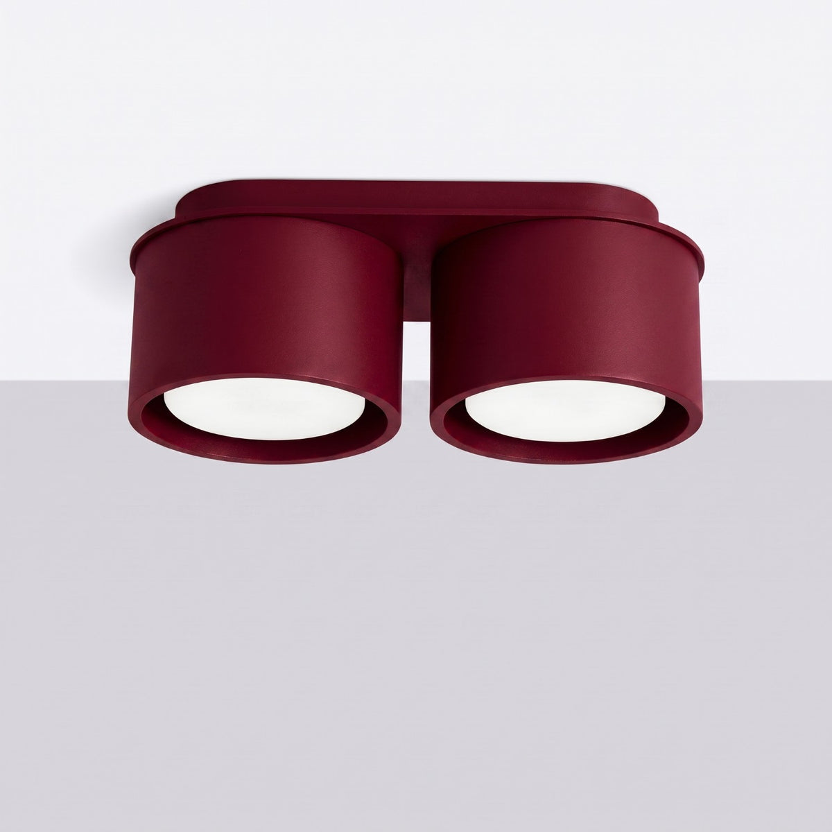 Ceiling lamp MODO 2 burgundy Gx53