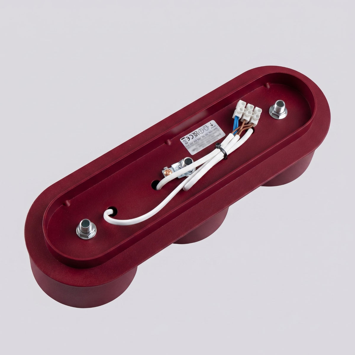 Ceiling lamp MODO 3 burgundy Gx53