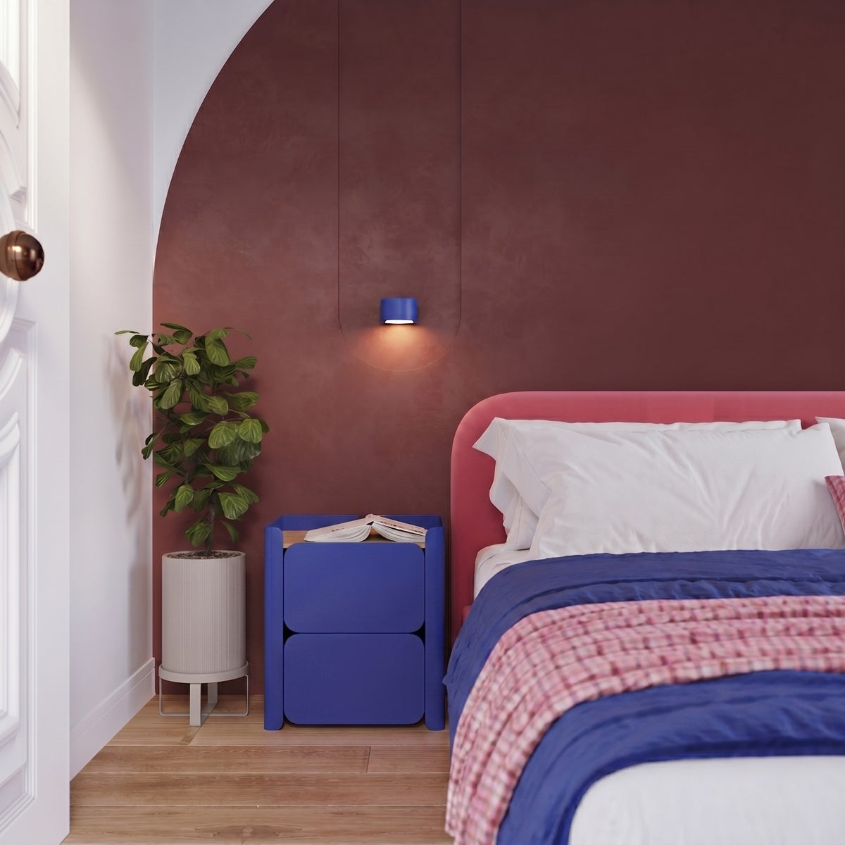 Wall lamp MODO 1 ultramarine Gx53