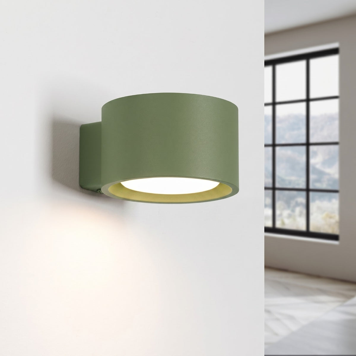 Wall lamp MODO 1 olive green Gx53