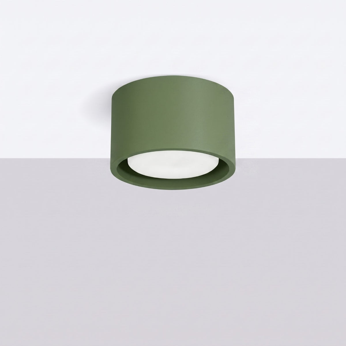 Ceiling lamp MODO 1 olive green Gx53