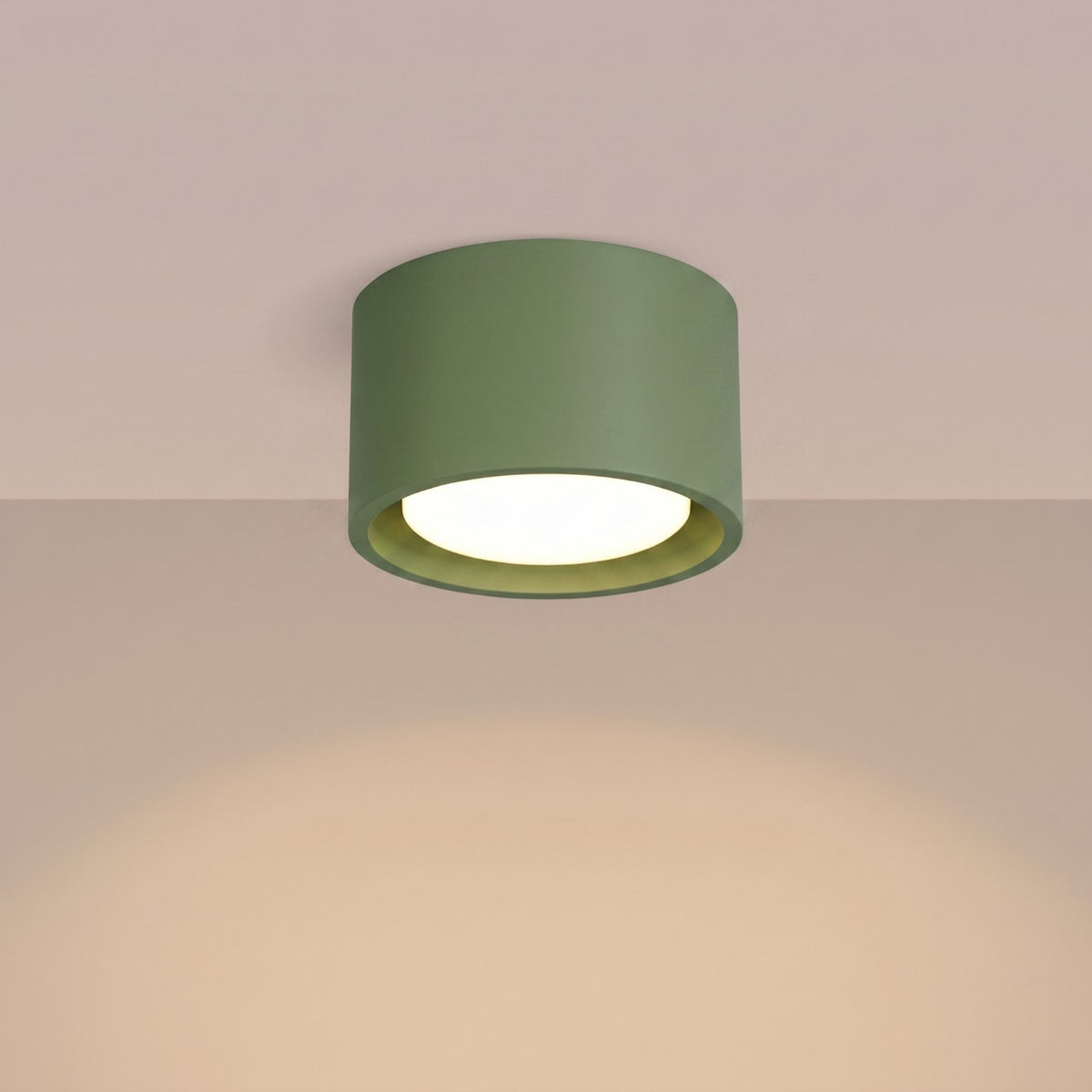 Ceiling lamp MODO 1 olive green Gx53