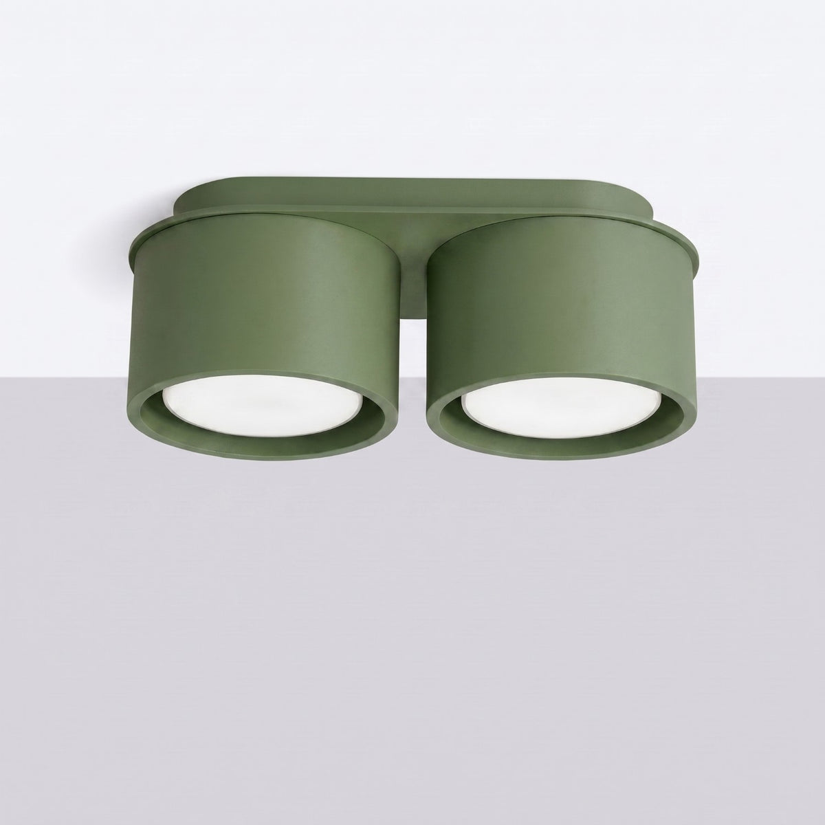 Ceiling lamp MODO 2 olive green Gx53