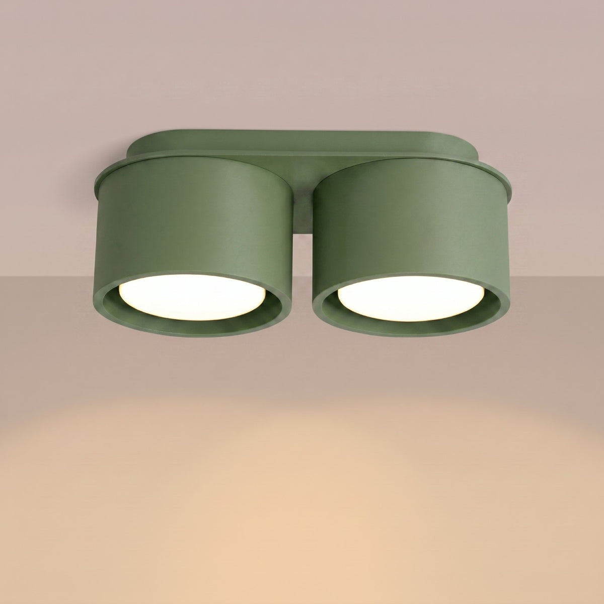 Ceiling lamp MODO 2 olive green Gx53