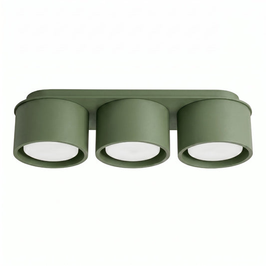Ceiling lamp MODO 3 olive green Gx53