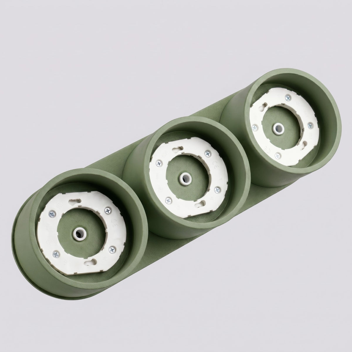 Ceiling lamp MODO 3 olive green Gx53