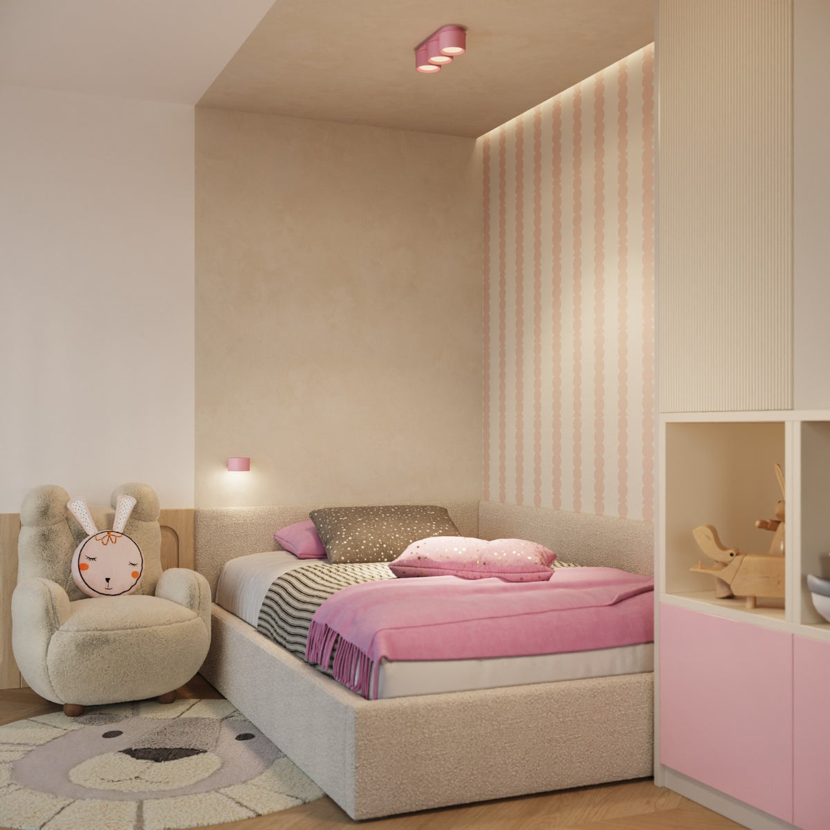 Wall lamp MODO 1 pink Gx53