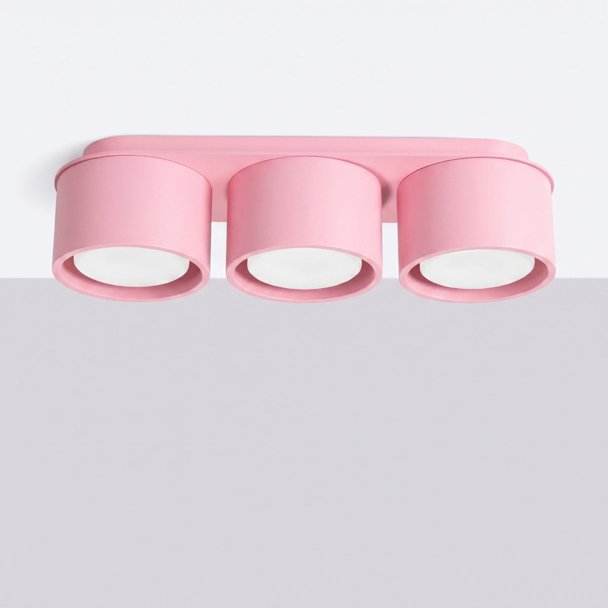 Ceiling lamp MODO 3 pink Gx53