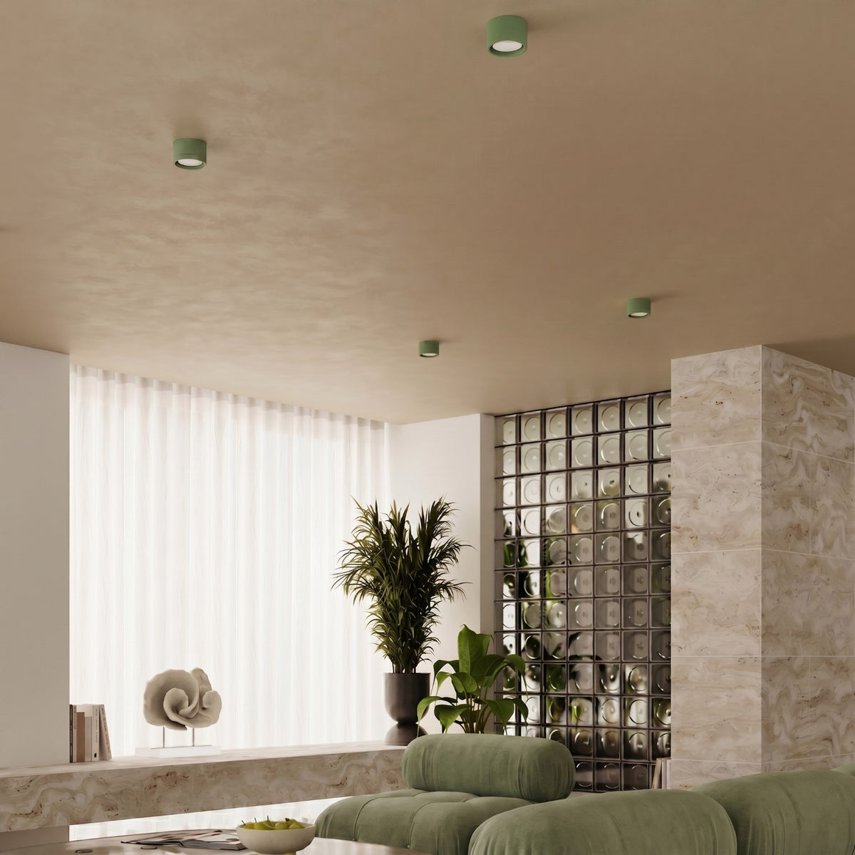 Ceiling lamp MODO 1 sage Gx53