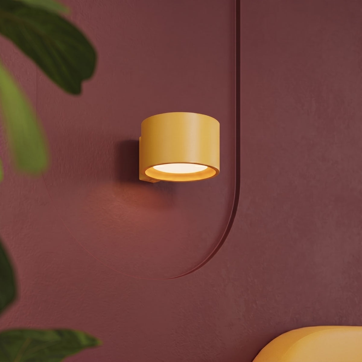 Wall lamp MODO 1 yellow Gx53