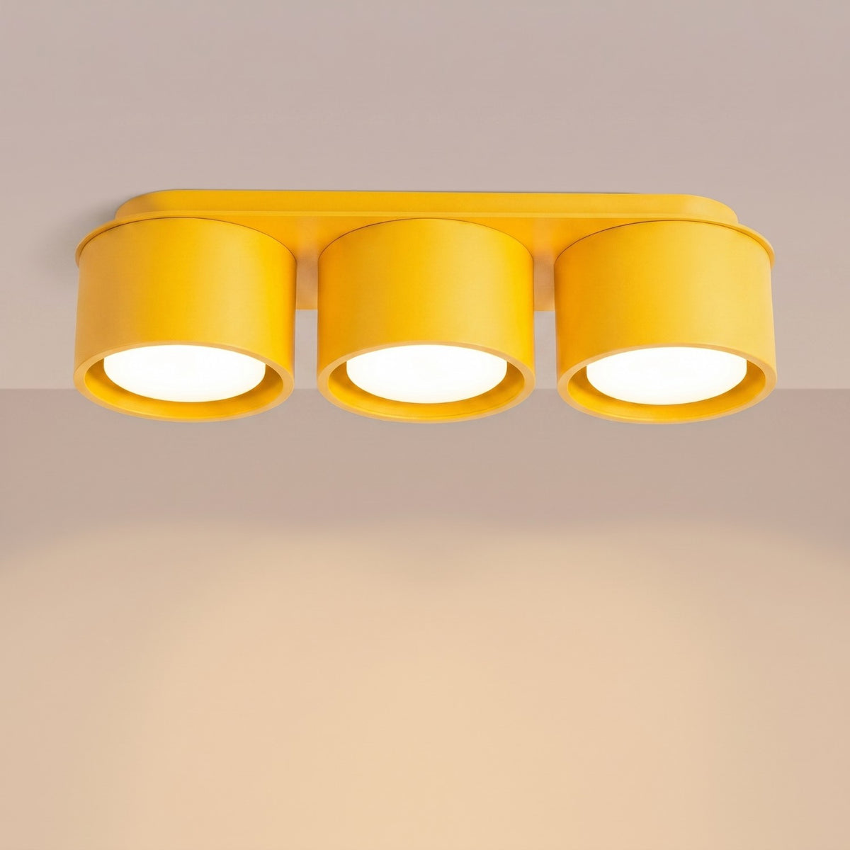Ceiling lamp MODO 3 yellow Gx53