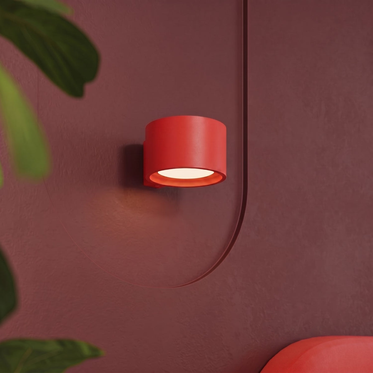 Wall lamp MODO 1 red Gx53