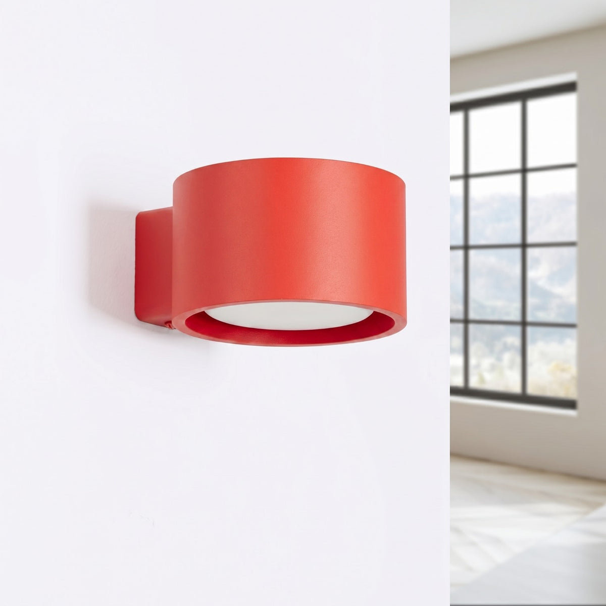 Wall lamp MODO 1 red Gx53