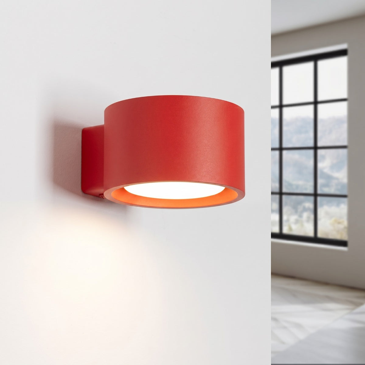 Wall lamp MODO 1 red Gx53