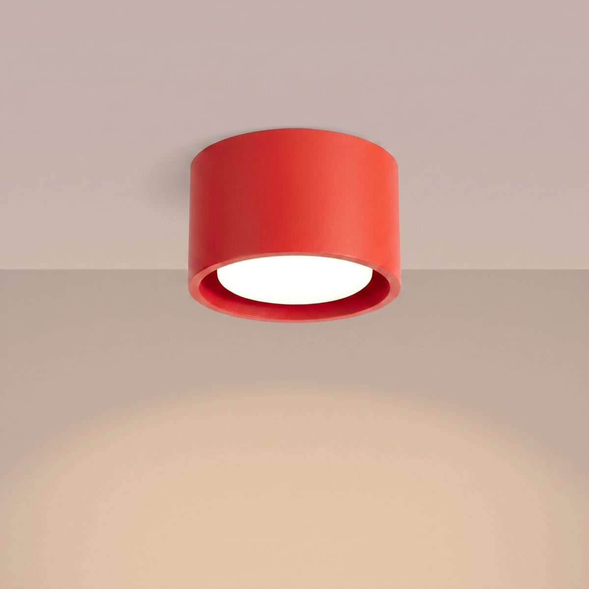 Ceiling lamp MODO 1 red Gx53