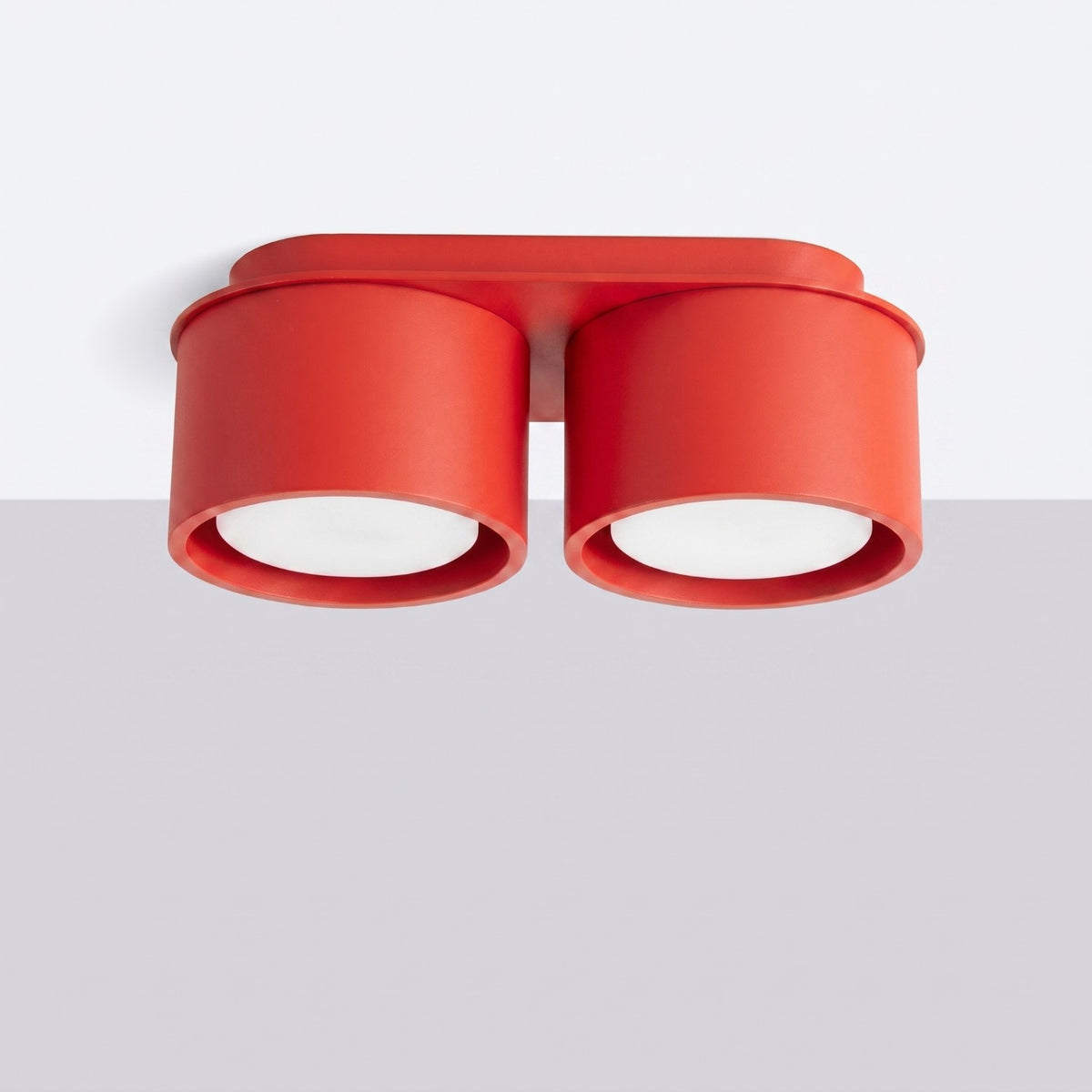 Ceiling lamp MODO 2 red Gx53
