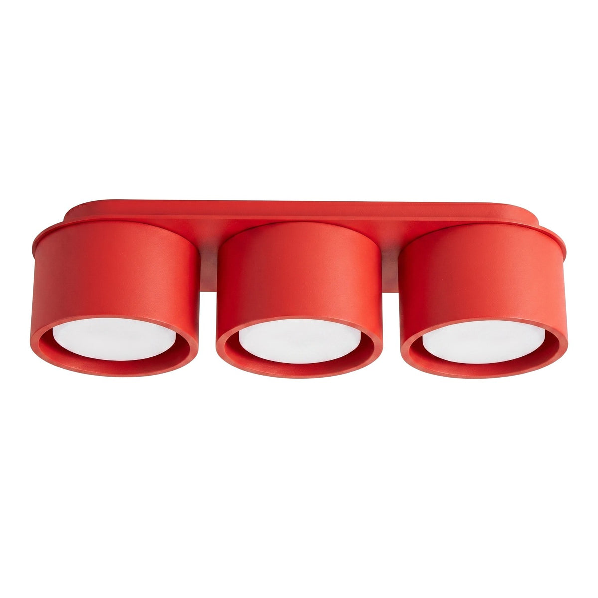 Ceiling lamp MODO 3 red Gx53