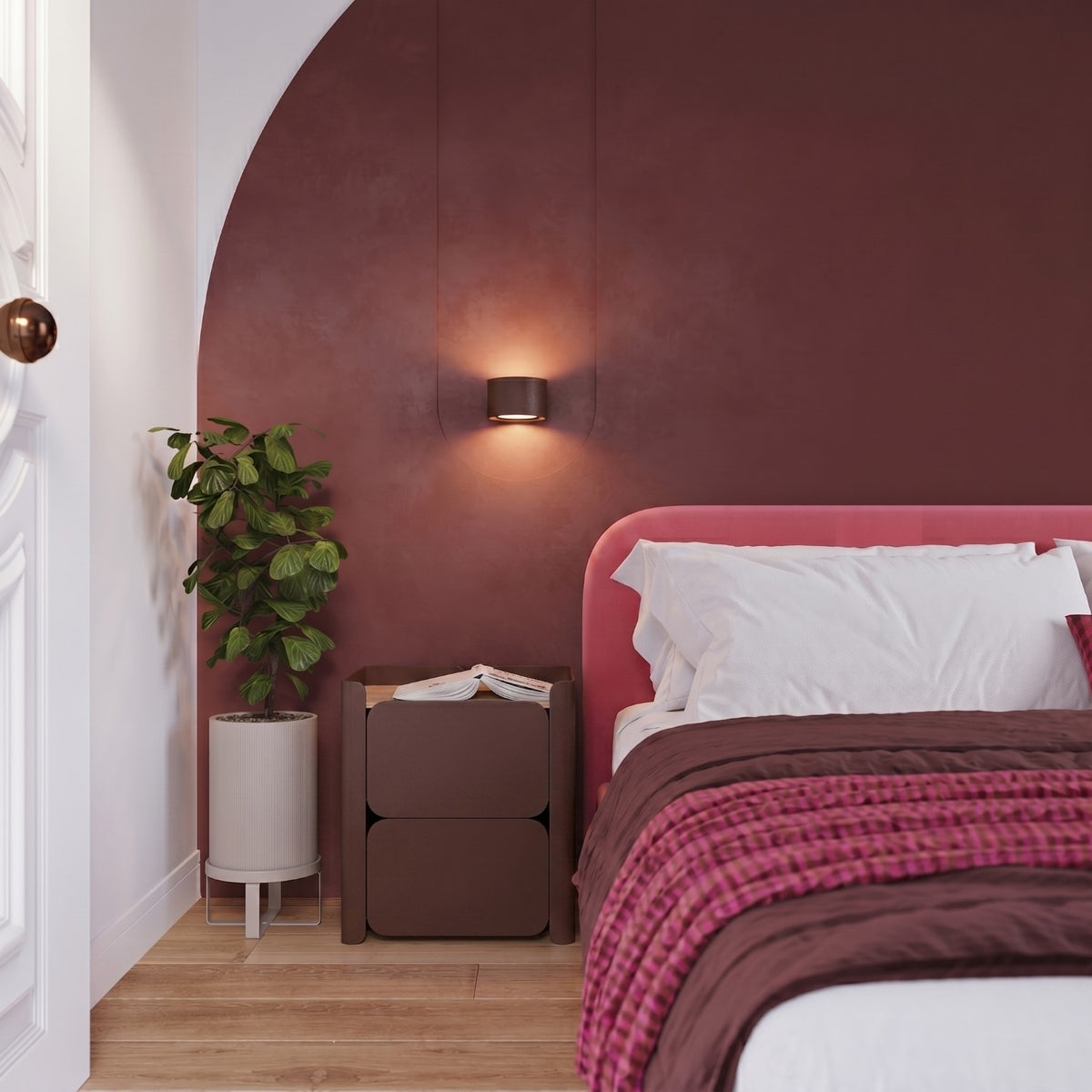 Wall lamp MODO 1 brown Gx53
