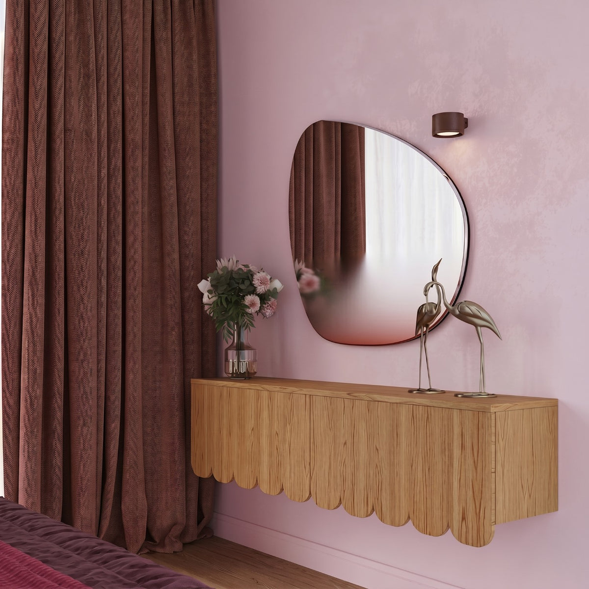 Wall lamp MODO 1 brown Gx53