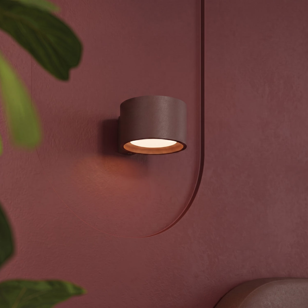 Wall lamp MODO 1 brown Gx53