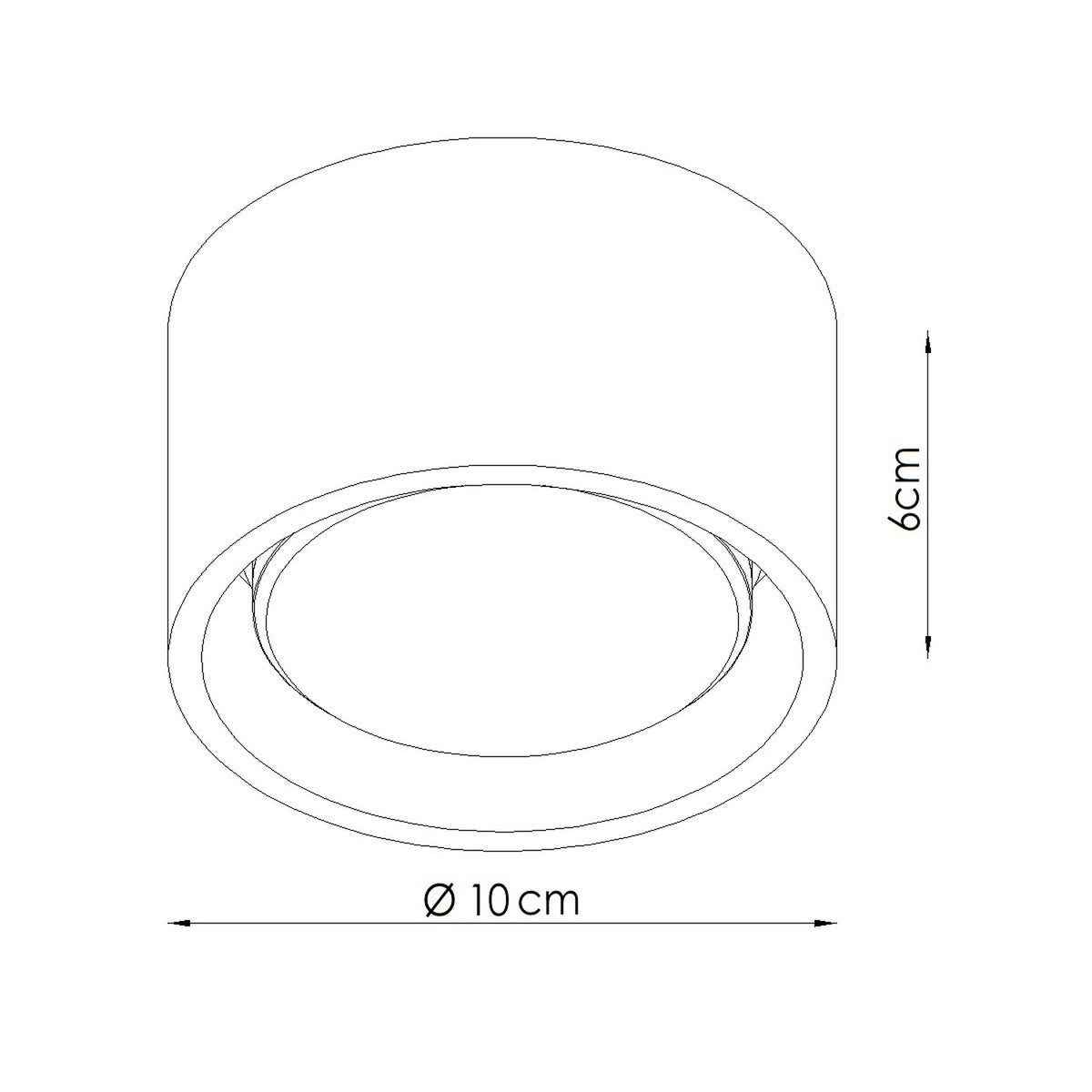 Ceiling lamp MODO 1 brown Gx53
