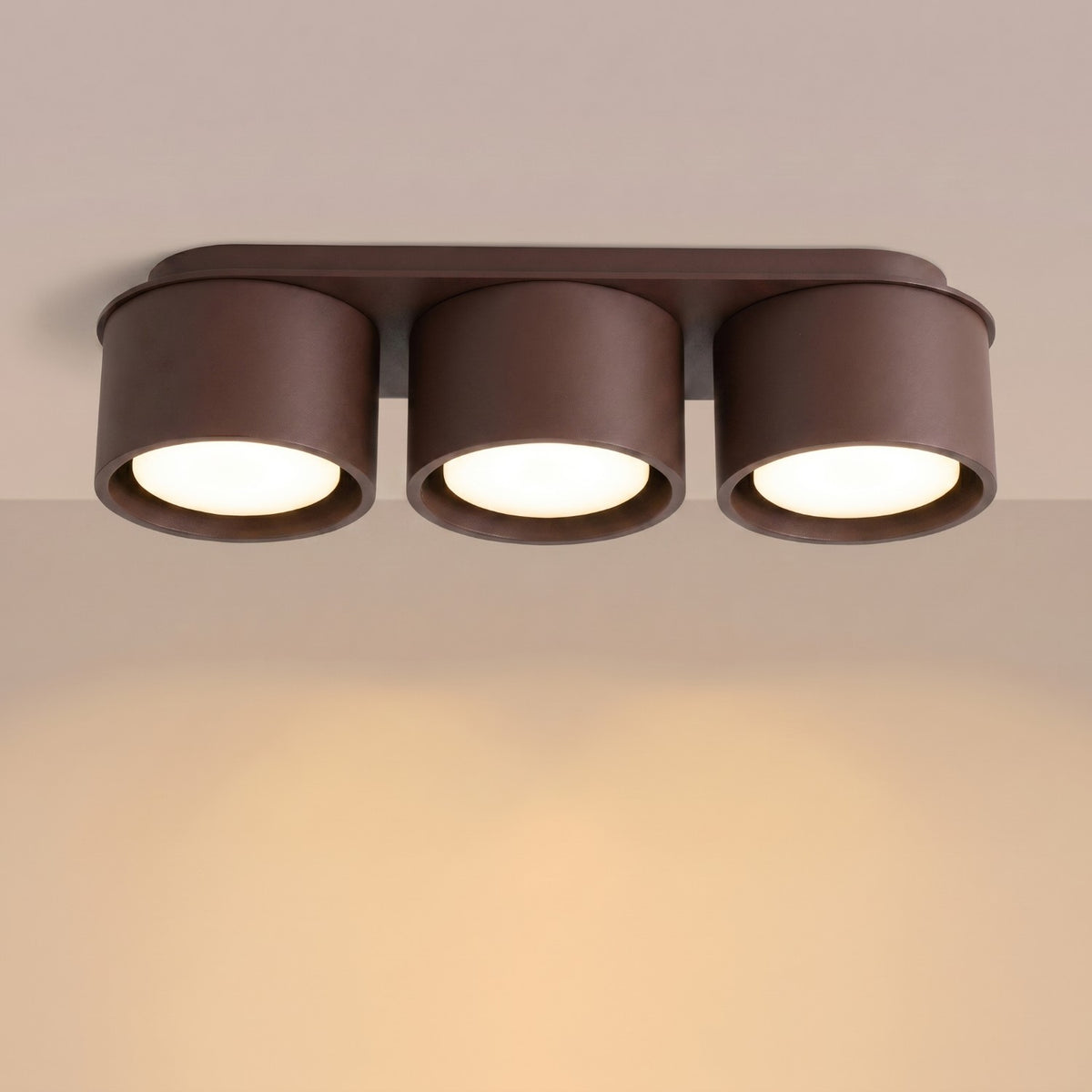 Ceiling lamp MODO 3 brown Gx53