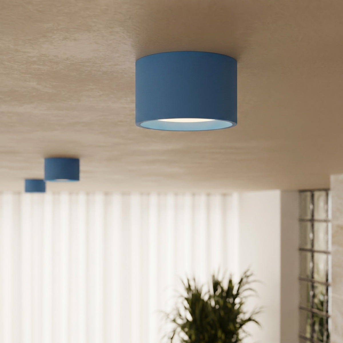 Ceiling lamp MODO 2 azure Gx53