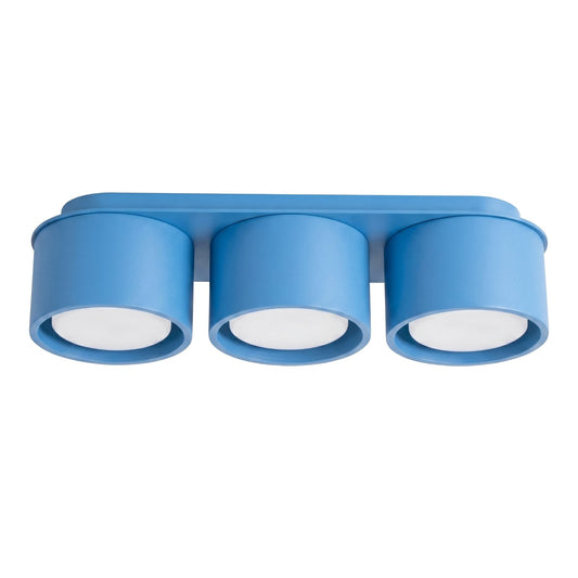 Ceiling lamp MODO 3 azure Gx53