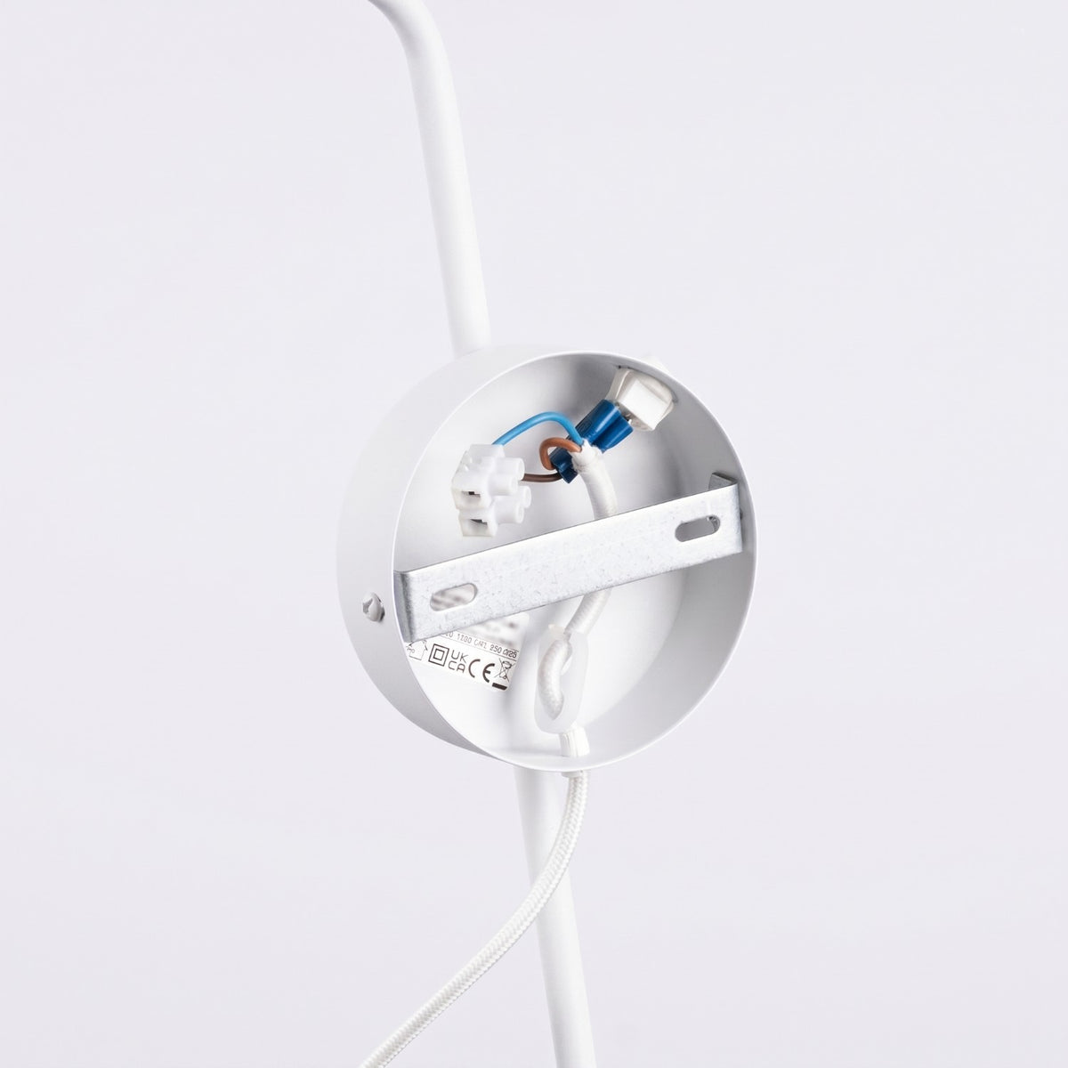 Wall lamp NOX 1 white with a switch