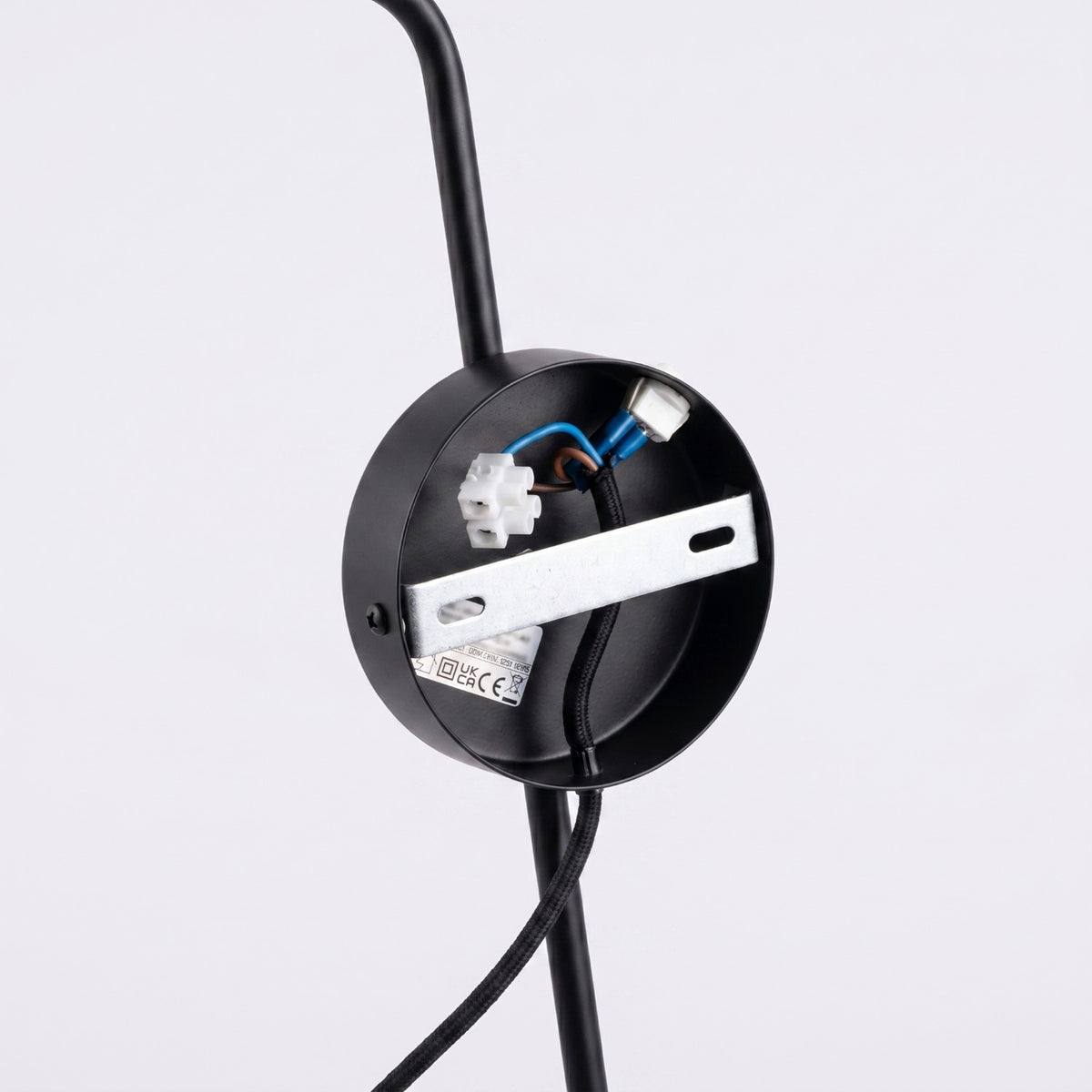 Wall lamp NOX 1 black with a switch