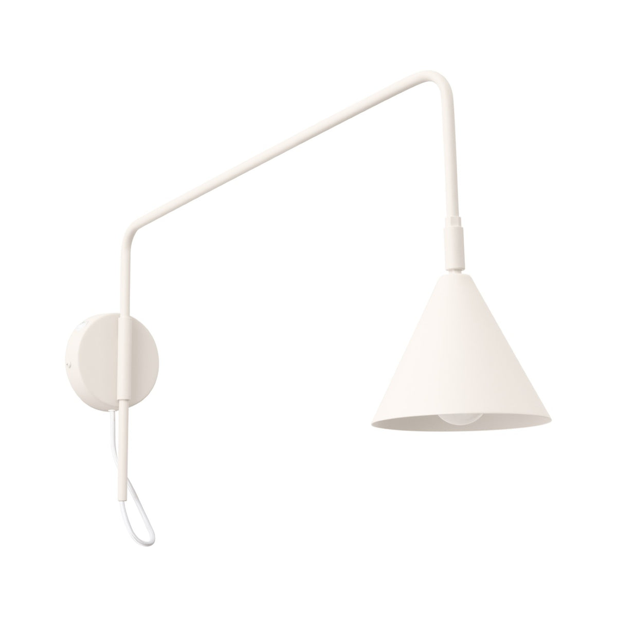 Wall lamp NOX 1 beige with a switch