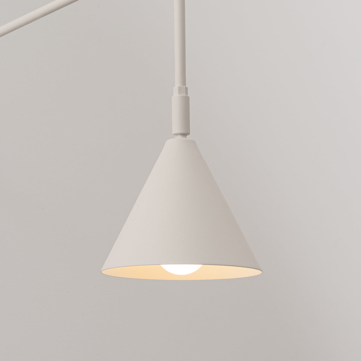 Wall lamp NOX 1 beige with a switch