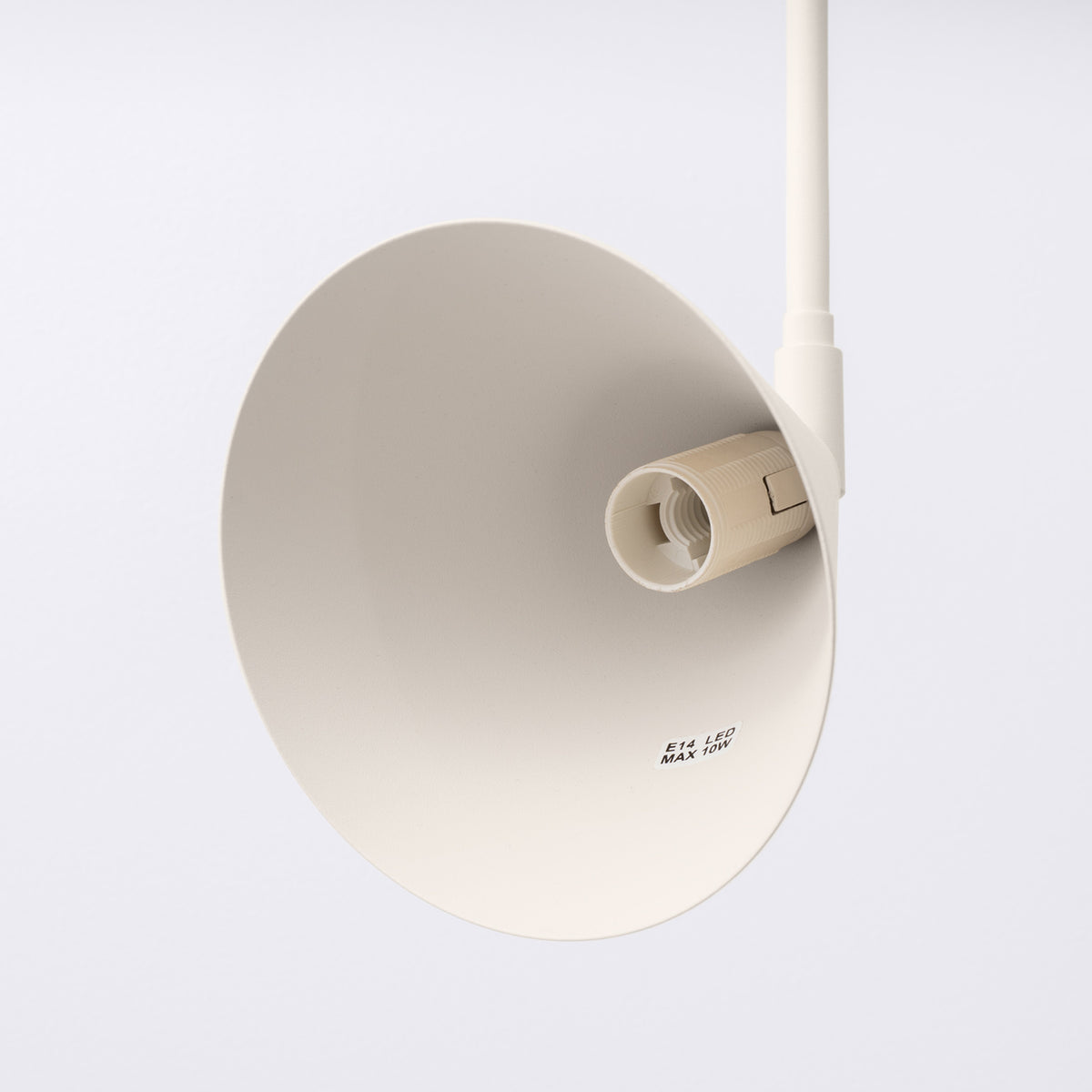 Wall lamp NOX 1 beige with a switch