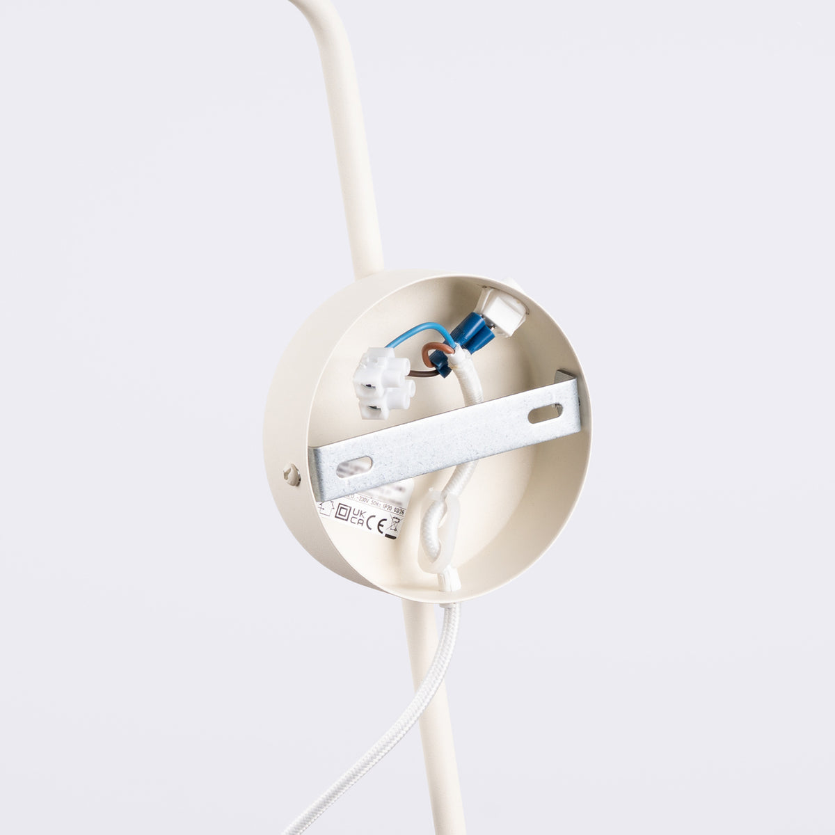Wall lamp NOX 1 beige with a switch