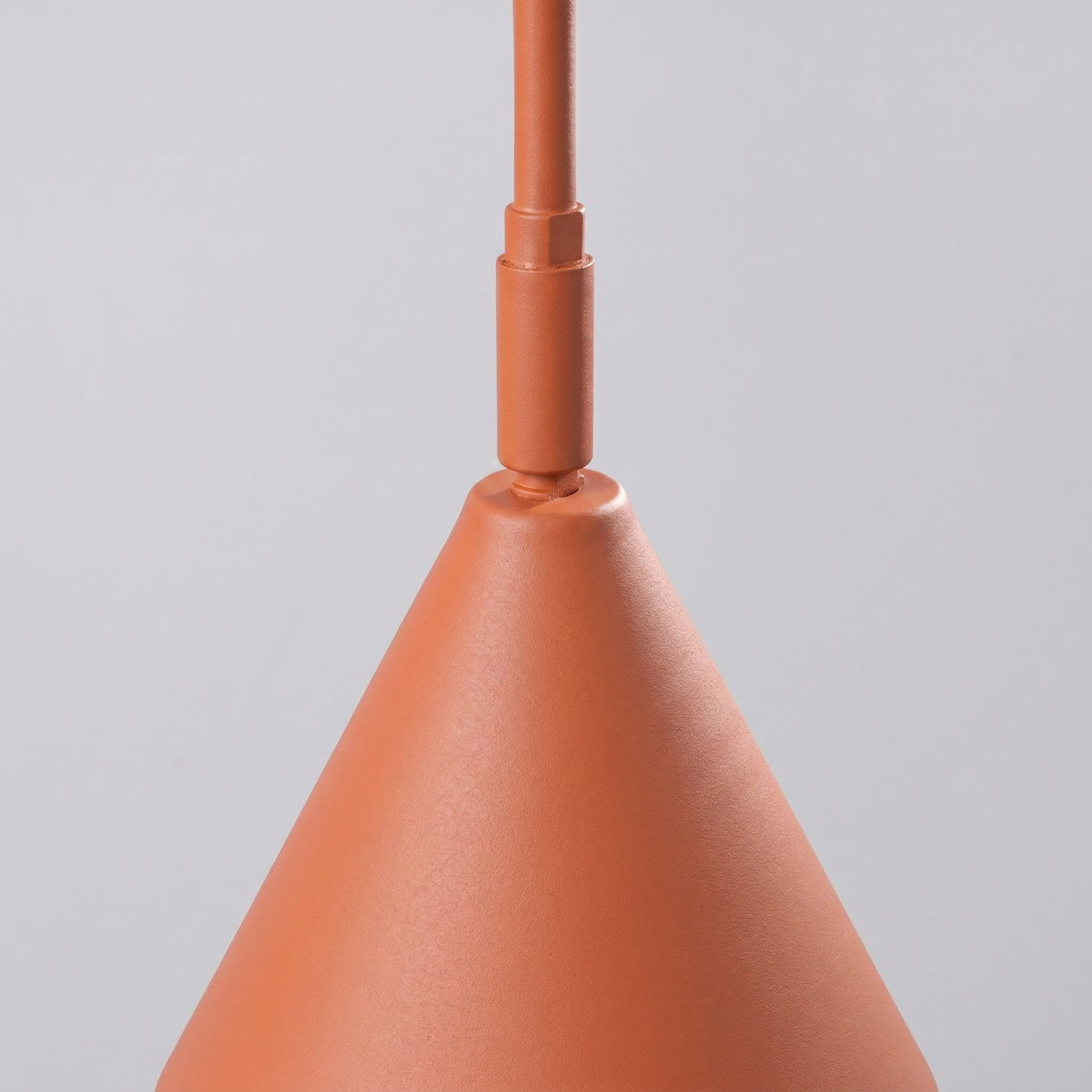 Wall lamp NOX 1 red ochre with a switch