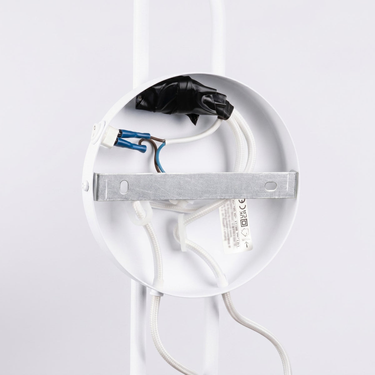 Wall lamp NOX 2 white with a switch