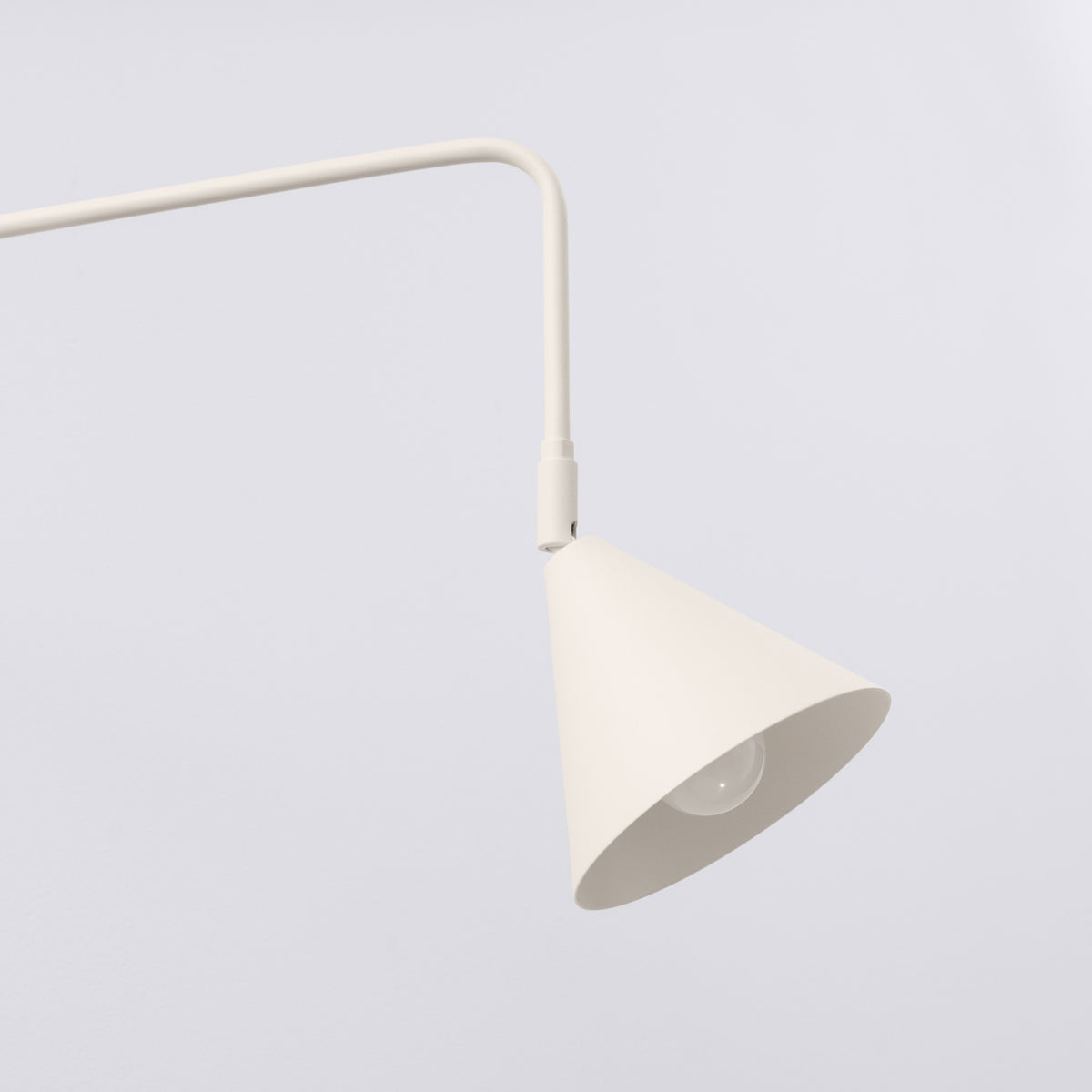 Wall lamp NOX 2 beige with a switch