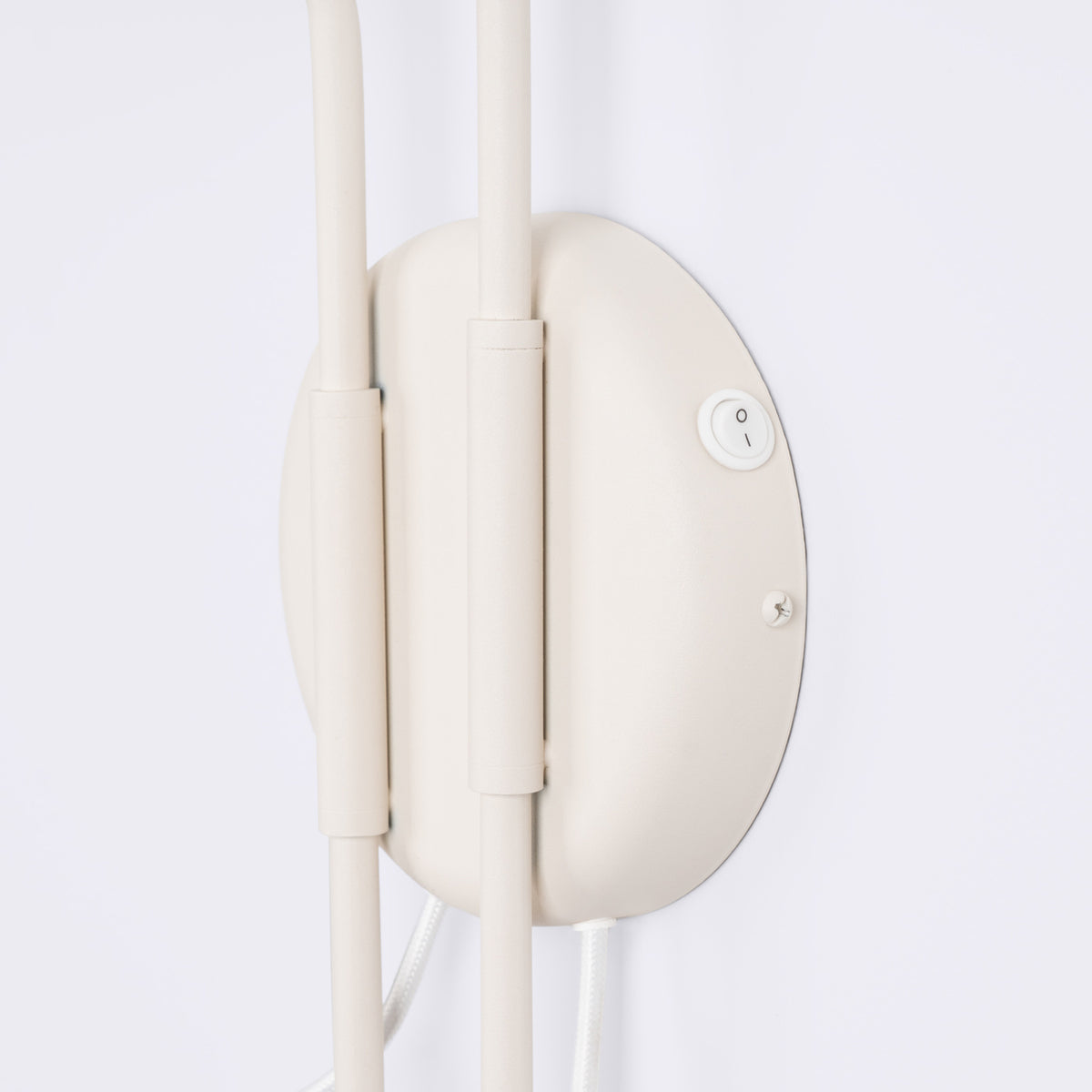 Wall lamp NOX 2 beige with a switch