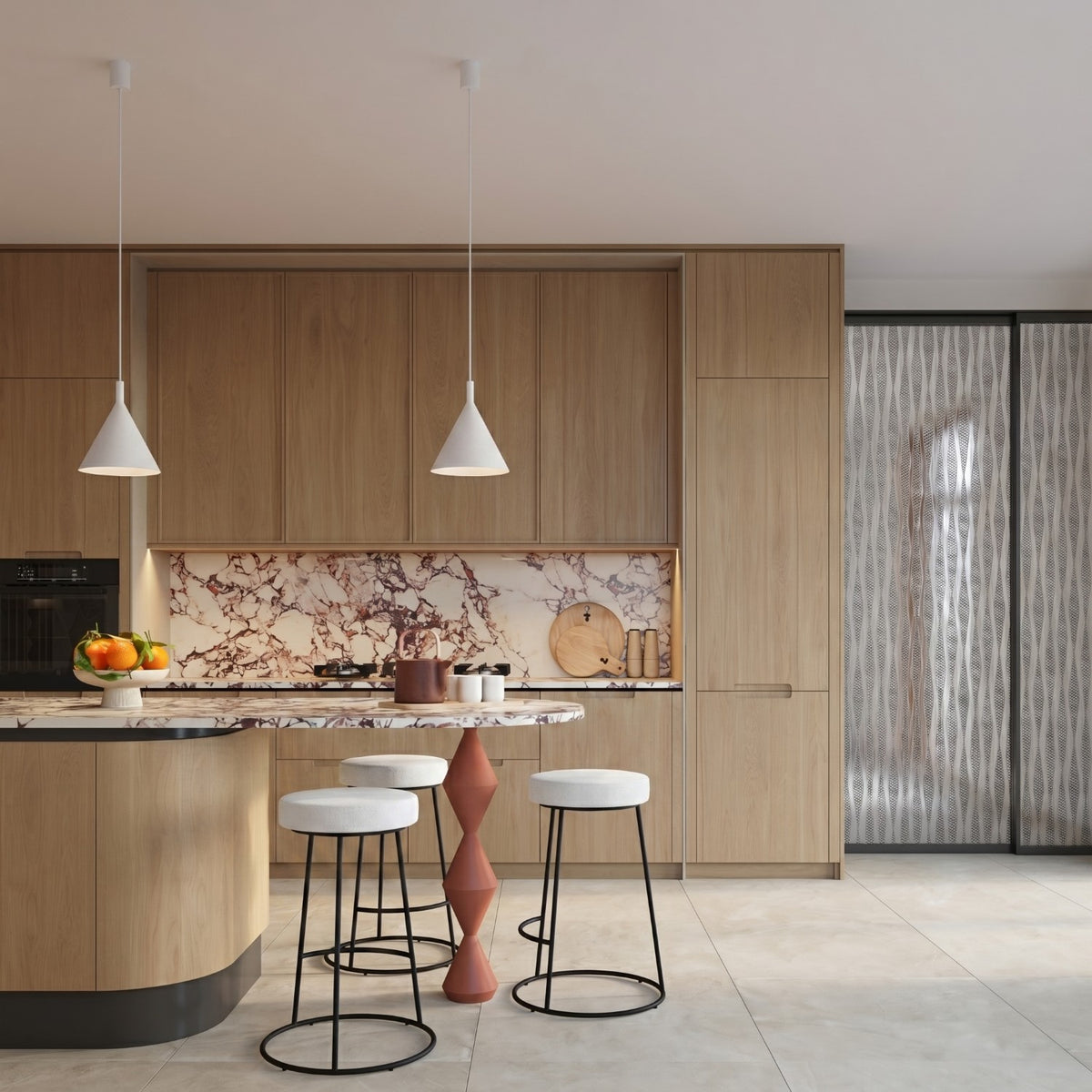 Pendant lamp NOX 25 white