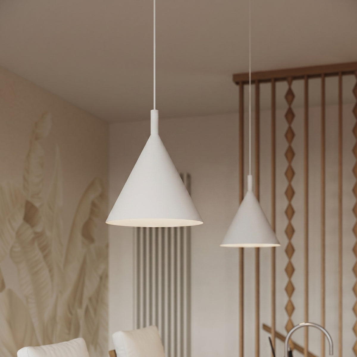 Pendant lamp NOX 25 white