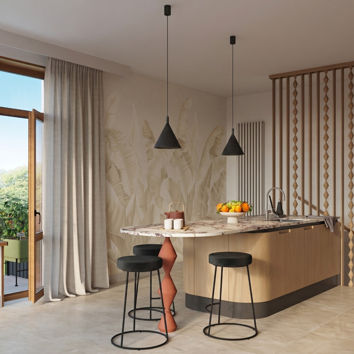 Pendant lamp NOX 25 black