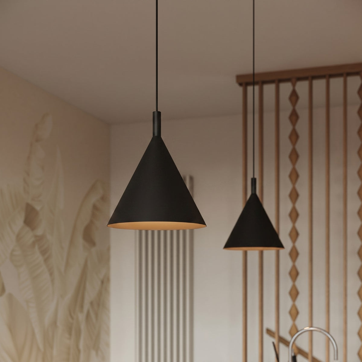 Pendant lamp NOX 25 black